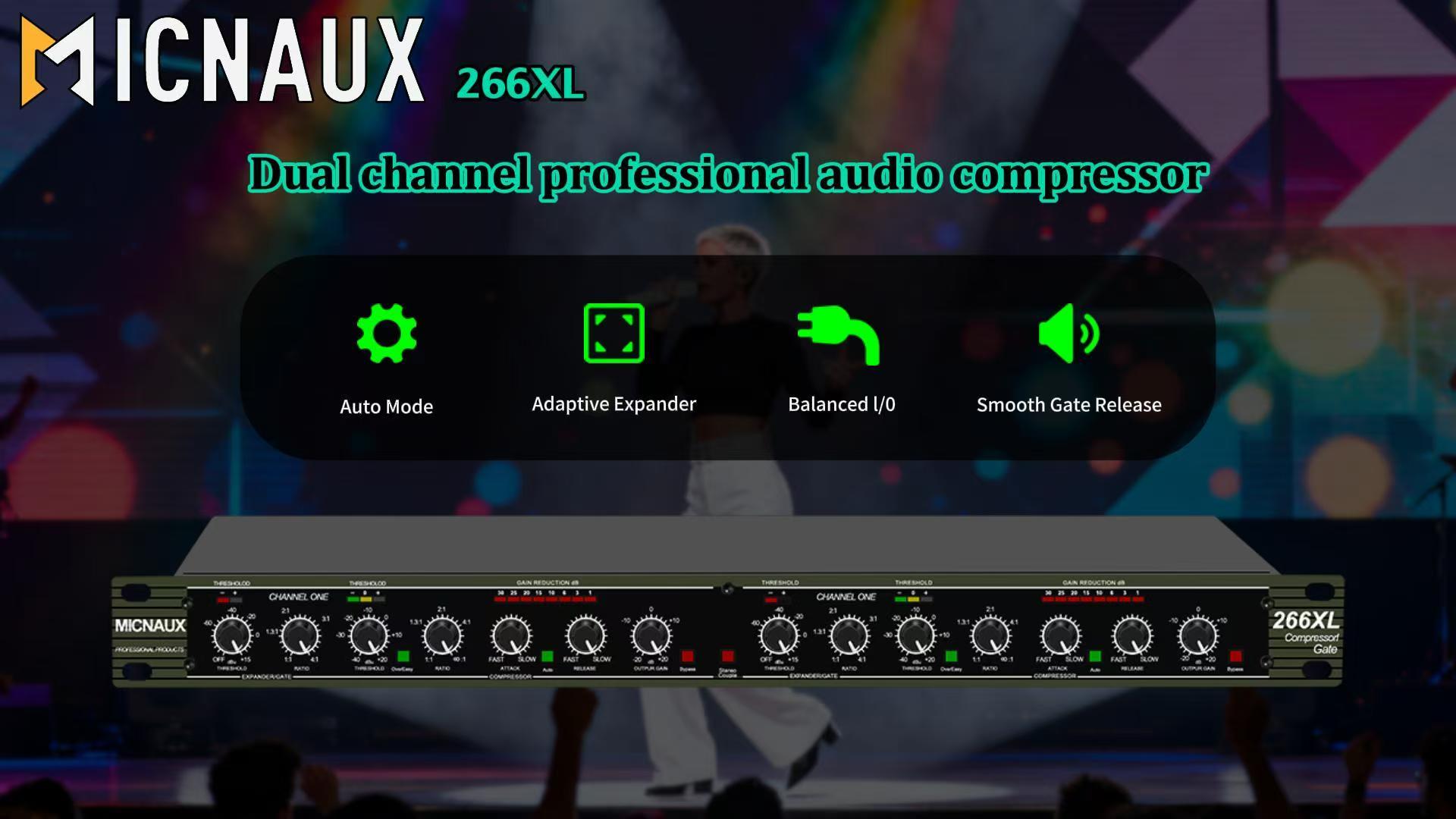 Amazon.com: MICNAUX Audio Compressor, Professional Dual-Channel